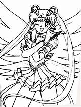Sailor Moon Usagi Anime Coloring Tsukino sketch template