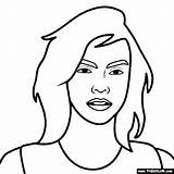 Coloring Actress Cara Delevingne Pages Famous sketch template