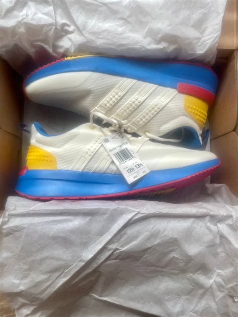 adidas adidas racer tr  lego shoes whiteblue grailed