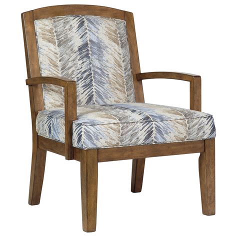 hudondesigns wood arm accent chair