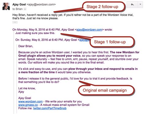 New Feature Automatic Follow Up Emails Until You Get A Reply [updated