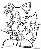 Tails Sonic Coloring Pages Fox Printable Getcolorings Getdrawings Color Tail Colorings Print sketch template