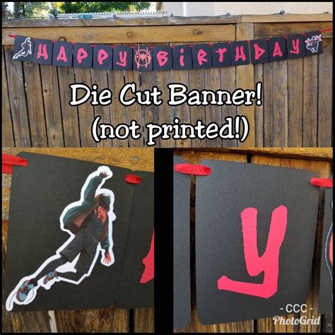 die cut decors   spiderverse banner   perfect addition