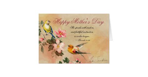 Proverbs 31 26 Bible Verse Mother S Day Card