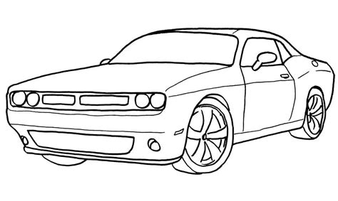 draw  dodge charger step  step