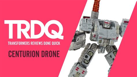 trdq transformers deluxe centurion drone weaponizer pack youtube