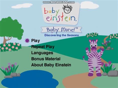 baby monet dvd menu  true baby einstein wiki fandom