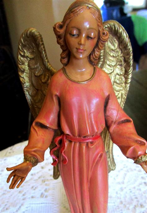 fontanini nativity angel angel figurine vintage fontanini etsy