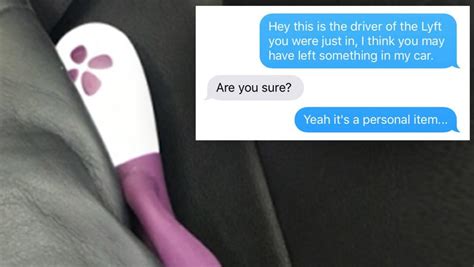 woman leaves sex toy in back of lyft share car ‘omg i m so embarrassed