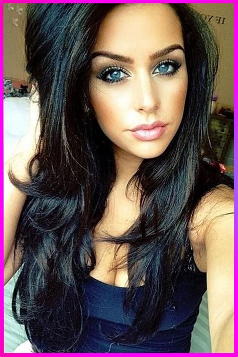Hottest Long Layered Black Hairstyles And Makeup Ideas For Womens With