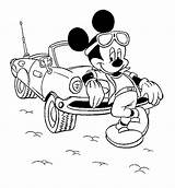 Mickey Mouse Car Coloring Pages Disney Minnie Colouring Trap Colorir Para Desenho Pintar Desenhos Imprimir Book Template Escolha Pasta sketch template