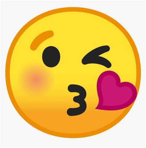 face blowing  kiss icon android kiss emoji hd png