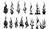 Flames Vector Tribal Flame Pack Drawing Fire Vectors Clip Drawings Tattoos Illustrator Tattoo Clipart Designs Gomedia Arsenal Set Complete Illustrations sketch template