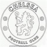 Chelsea Coloring Pages Fc Logo Manchester Soccer United Football Printable Club Emblem Liverpool Colouring Kids Europe Emblems Badge Birthday Party sketch template