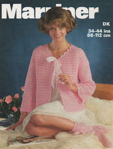 womens bedjacket  socks knitting pattern   crocheted etsy