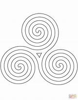 Spiral Coloring Pages Getdrawings Drawing Pattern Printable sketch template