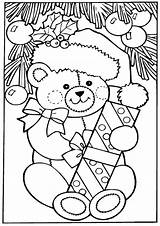 Coloring Christmas Pages Bear Kids Print Holidays Claus Courtesy Easy Tulamama sketch template