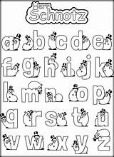 Alphabet Coloring Pages Letters Funny Kleurplaten Preschoolers Back sketch template