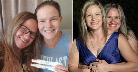 lesbian couple get pregnant by the same sperm donor at the same time