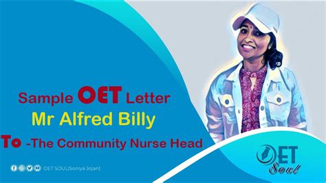 alfred billy sample oet letter  sample answer  letter
