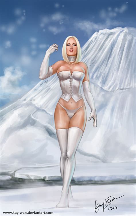 emma frost by kay wan on deviantart