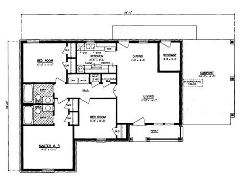 bedroom  bath  sq ft house plans bedroom poster