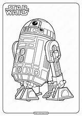 R2 Droids Starwars Droid sketch template