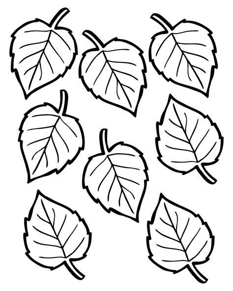 fall leaves printable templates printableecom