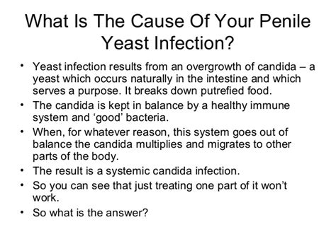 penile yeast infection treatment