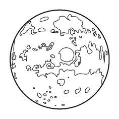 mars coloring pages