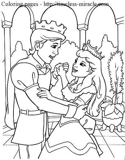 prince  princess coloring pages photo  timeless miraclecom