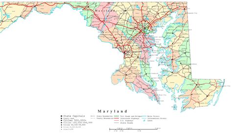 maryland map