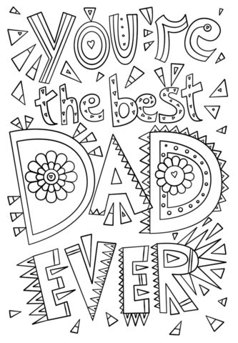 youre   dad  coloring page  printable coloring pages