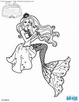 Barbie Mermaid Coloring Pages Princess Printable Lumina Pearl Kids Sketch sketch template