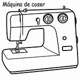 Sewing Machine Coloring Pages Maquina Coser Para Colorear sketch template