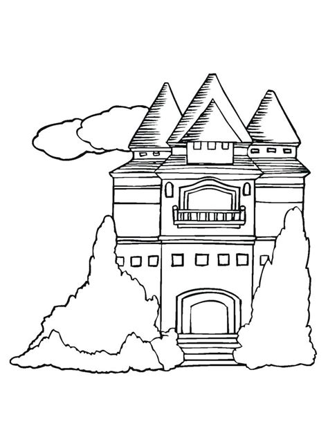 elsa castle drawing  getdrawings