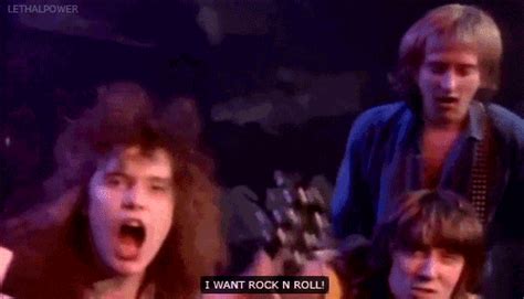rock n roll 80s find and share on giphy