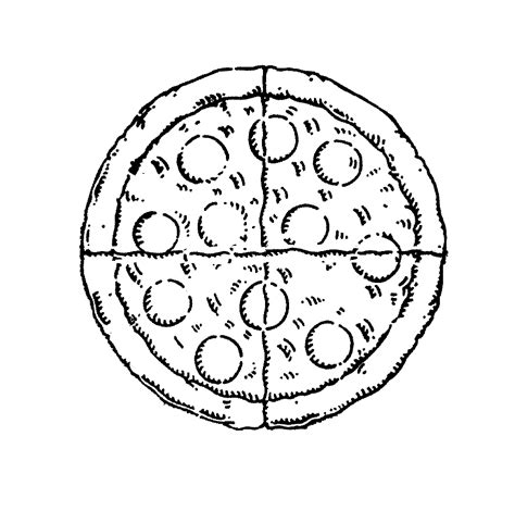 pizza coloring pages clip art library