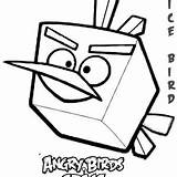 Bird Angry Coloring Space Ice Birds Pages Red Terence Kids Getcolorings sketch template