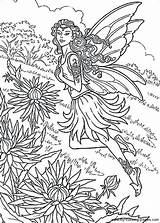 Coloring Pages Fairy Adults Printable Garden Print Color Adult Detailed Graphic Intricate Forest Colouring Fairies Faerie Evil Sheets Complicated Getcolorings sketch template