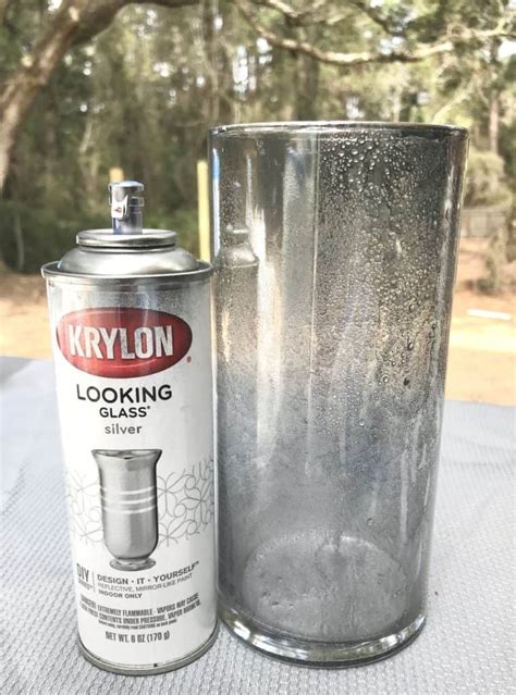 Diy Mercury Glass With Krylon Looking Glass Spray Paint