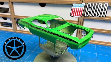 revell  plymouth aar cuda part  youtube
