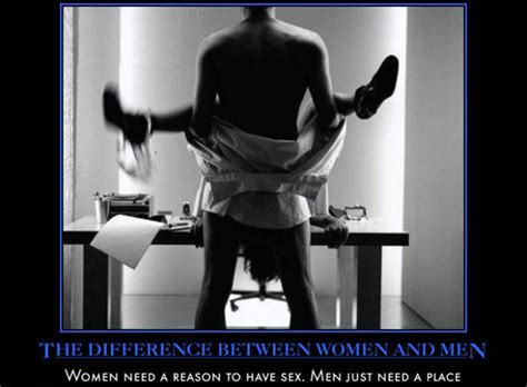 diff between women and men woman man sex office desk demotivational posters 1317943088