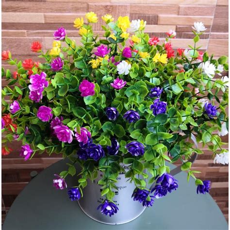 2020 artificial flowers outdoor fake flowers for decoration uv