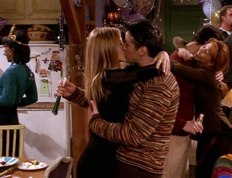 Image Joey And Rachel S First Kiss Png Friends Central