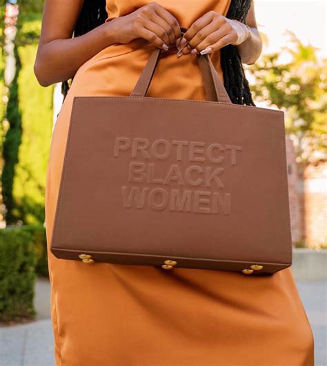 cise purses  making  bold fashion  societal statement   protect black people