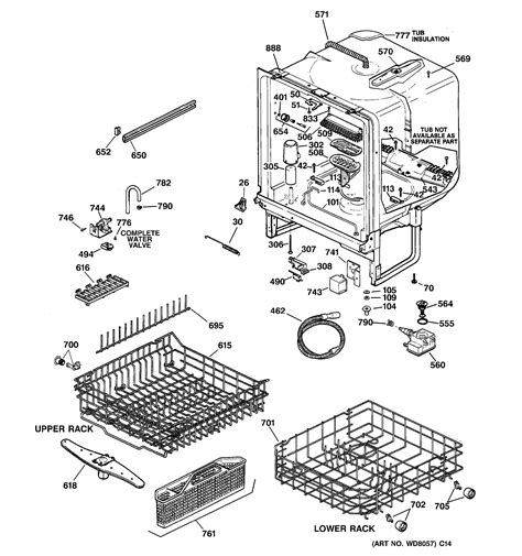 ge dishwasher diagram  parts wiring diagram
