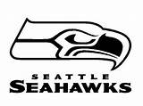 Seahawks Seattle Coloring Pages Logo Printable Clipart Football Seahawk Svg Logos Stencil Vector Books Kids Sports Wilson Russell Nfl Silhouette sketch template