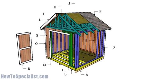 gable shed roof plans howtospecialist