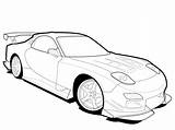 Rx7 Mazda Drawing Drawings Miata Paintingvalley Clipartmag sketch template